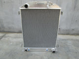 GPI 3ROW Aluminum Radiator + 16''FAN for 1932 FORD HI-BOY Grill Shells CHEVY ENGINE