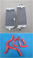 GPI Aluminum Radiator + Hose For 2013-2014 Honda CRF450R CRF 450 R CRF 450R 2013 2014 13 14