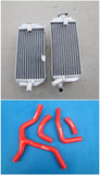 GPI Aluminum Radiator + Hose For 2013-2014 Honda CRF450R CRF 450 R CRF 450R 2013 2014 13 14