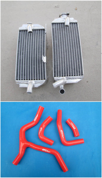 GPI Aluminum Radiator + Hose For 2013-2014 Honda CRF450R CRF 450 R CRF 450R 2013 2014 13 14