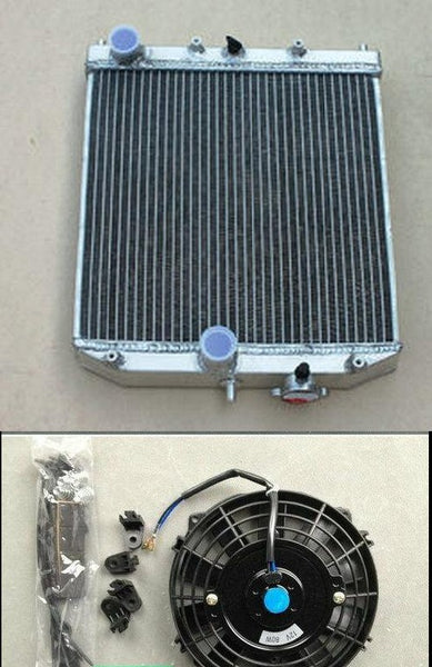 GPI 2ROWS ALUMINUM RADIATOR &FAN FOR 1992-2000 Honda CIVIC EJ/EK/DEL SOL EG/INTEGRA DB DC 1992 1993 1994 1995 1996 1997 1998 1999 2000