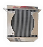 GPI 62MM Aluminum Radiator & Shroud & Fan For Morgan Plus Four / +4 2.1L 1964-1968 MT 1964 1965 1966  1967 1968