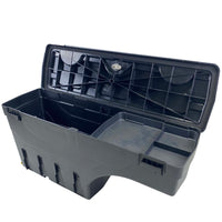 GPI Storage Box For 1997-2014 Ford F-150,Tool Box,Combination lock,Wheel Well Storage,Swing Pickup Truck Bed Storage 2010 2011 2013