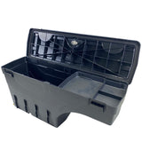 GPI Storage Box For 1999-2007 Chevy/GMC Silverado/Sierra 1500 2500 3500 1500HD 2500HD 3500HD,Tool Box,Combination lock,Wheel Well Storage,Swing Pickup Truck Bed Storage