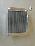 GPI 62MM ALUMINUM  RADIATOR CUSTOM  & fan FOR MG MGA 1500,1600, 1622, DE LUXE MT 1955-1962 1955 1956 1957 1958 1959 1960 1961 1962