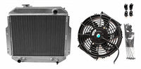 GPI Aluminum radiator & fan For 1988-1992 Nissan Forklift A10-A25 H20 1988 1989 1990 1991 1992