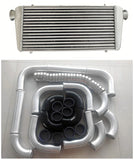 GPI 30"x12"x3" FMIC Universal Aluminum Intercooler+3" Aluminum Piping Hose+Clamps