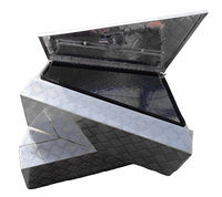 GPI 30''x10''x18'' Aluminium Pair Of Under Body Tool Box Under Tray 4Wd Mrt2S With Lock And 2 Keys - Silver