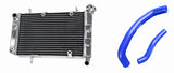 GPI Aluminum Radiator & Hose & Fan FOR 2003-2008 Suzuki LTZ400 KFX400 DVX400 2003 2004 2005 2006 2007 2008