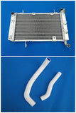 GPI Aluminum Radiator & Hose & Fan FOR 2003-2008 Suzuki LTZ400 KFX400 DVX400 2003 2004 2005 2006 2007 2008