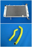 GPI Aluminum Radiator & Hose & Fan FOR 2003-2008 Suzuki LTZ400 KFX400 DVX400 2003 2004 2005 2006 2007 2008