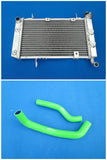 GPI Aluminum Radiator & hose FOR 2003-2008 Suzuki LTZ400 KFX400 DVX400 2003 2004 2005 2006 2007 2008