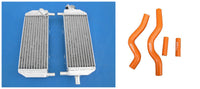 GPI Aluminum Radiator + hose FOR 2001-2008 Suzuki RM250 RM 250 2-stroke 2001 2002 2003 2004 2005 2006 2007 2008