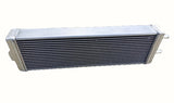 GPI Air to water aluminum intercooler liquid heat exchanger SILVER  Overall Size:  23.5x6.75x2.75(end-tank) inch