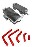 GPI  Aluminum radiator + silicone  hose kit for 2005-2007 Honda CR125R CR 125 2005 2006 2007