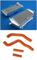 GPI  L&R Aluminum radiator & HOSE FOR 2003-2004 Kawasaki KX 250 KX250 2-stroke 2003 2004 03 04