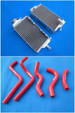 GPI  Aluminum/alloy radiator+ hose FOR 2000-2001 Honda CR125/CR 125 R 2-stroke 2000 2001