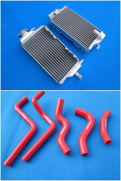 GPI  Aluminum/alloy radiator+ hose FOR 2000-2001 Honda CR125/CR 125 R 2-stroke 2000 2001