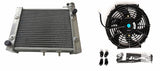 GPI Aluminum Radiator +FAN for  2006-2014 CAN-AM/CANAM Outlander 500 / 650 / 800 2007 2008 2009 2010 2011 2012 2013 2014