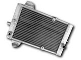 GPI ATV Aluminum Radiator & fan for 2003-2009 Kawasaki KFX700 KFX-700  2004 KFX 700 2003 2009 2008 2007 2006 2005