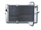 GPI ATV Aluminum Radiator & fan for 2003-2009 Kawasaki KFX700 KFX-700  2004 KFX 700 2003 2009 2008 2007 2006 2005