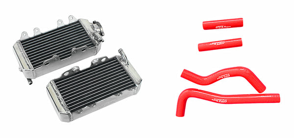 GPI L/R Aluminum Radiator& Hose For Honda CRF150R CRF150RB CRF150 CRF 150 R/RB 2007-2018 CV4 2007 2008 2009 2010 2011 2012 2013 2014 2015 2016 2017 2018