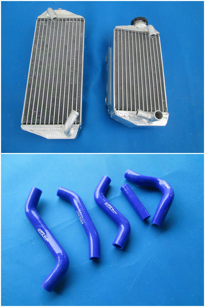 GPI Aluminum radiator and silicone hose FOR  2007  Suzuki RMZ450 RMZ-450 RMZ 450