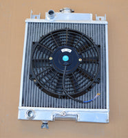 GPI 40mm Aluminum Radiator & fan FOR 1989-1994 SUZUKI SWIFT GTI 1.0/1.3/1.6 1989 1990 1991 1992 1993 1994