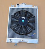 GPI 40mm Aluminum Radiator & fan FOR 1989-1994 SUZUKI SWIFT GTI 1.0/1.3/1.6 1989 1990 1991 1992 1993 1994