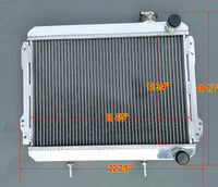 GPI 2Row Aluminum Radiator for 1979-1983 Toyota Corolla SR5 AE70/AE71/AE72 3A/4A 1.5/1.6 M/T 1979 1980 1981 1982 1983