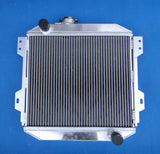 GPI Aluminum Radiator & fan For 1962-1965 Ford Capri MK1 MK2 MK3 Kent 1.3L 1.6L 2.0 Essex/Escort 1.6 /1962 1963 1964 1965