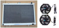 GPI 3ROW Radiator & Fans For 1989-1994 Nissan Skyline GTR/GTS-4 GTS-T R32 BNR32/HCR32/ECR32 RB26/RB20   1989 1990 1991 1992 1993 1994