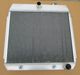 GPI 62mm 3 Row Aluminum Radiator& FAN For 1955-1957 Chevy V8 Cars CC5056 Bel Air 6 Cyl Mount 1955 1956 1957