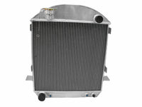 GPI 62mm 3 core Aluminum Radiator & FAN For 1917-1927 Ford Model T-Bucket Grill Shells AT 1917 1918 1919 1920 1921 1922 1923 1924 1925 1926 1927