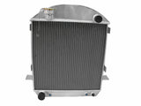 GPI 62mm 3 core Aluminum Radiator & FAN For 1917-1927 Ford Model T-Bucket Grill Shells AT 1917 1918 1919 1920 1921 1922 1923 1924 1925 1926 1927