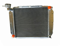 GPI 62MM ALUMINUM  RADIATOR CUSTOM  & fan FOR MG MGA 1500,1600, 1622, DE LUXE MT 1955-1962 1955 1956 1957 1958 1959 1960 1961 1962