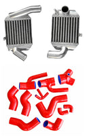 GPI Aluminum Intercooler & Hose For Audi A4 S4 B5 SR4 Avant A6 C5 Bi-Turbo 2.7L  1997-2005 1997 1998 1999 2000 2001 2002 2003 2004 2005