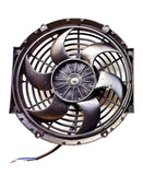 GPI 2 X 10" inch 12V Pull/Push Slim Radiator Electric Cooling Thermo Fan+Mounting Kits