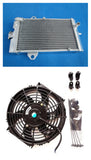 GPI  Aluminum radiator & fan FOR 2006-2014 Yamaha Raptor YFM700R  YFM 700 R  2006 2007 2008 2009 2010 2011 2012 2013 2014