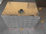GPI 24"x17"x18" Truck Under Bed Tool Box Underbody Storage Pickup Trailer w/Lock