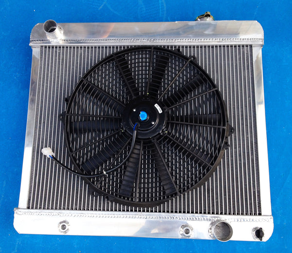 GPI 3ROW aluminum radiator+FAN FOR 1963-1966  Chevy Pickup Truck C10/C20/C30 K10/K20  1963 1964 1965 1966