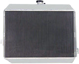 GPI 3 Row Aluminum Radiator For 1968-1973 Dodge Charger/Challenger 6.3L-7.2L V8 1968 1969 1970 1971 1972 1973