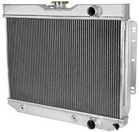 GPI Aluminum Radiator & FANS  for  1960-1965 Chevy Car 230/235/283/327/348 L6/V8 AUTO   1960 1961 1962 1963 1964 1965