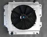 GPI  3 ROW  Aluminum Racing Radiator & Shroud fan  for 1987-2006 Jeep Wrangler YJ/TJ 2.4L-4.2L 1987 1988 1989 1990 1991 1992 1993 1994 1995 1996 1997 1998 1999 2000 2001 2002 2003 2004 2005 2006