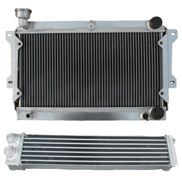 GPI 3 Row Radiator + Oil cooler For 1979-1982  Mazda RX7 RX-7 SA22C 12A 1.1L R2  1979 1980 1981 1982