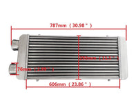 GPI Universal 31*12.9*3.1" FMIC Front Mount Intercooler Aluminum Tube&Fin Turbo