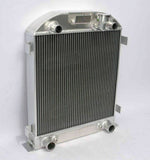 GPI  3 Row Aluminum Radiator & fan For 1928 1929 Ford Model A w/Flathead Engine V8