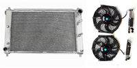 GPI 52MM Aluminum Alloy Radiator & FANS for 1997-2003 Ford Mustang Equipado/GT/SVT Cobra V8 4.6L M/T 1997 1998 1999 2000 2001 2002 2003 2004