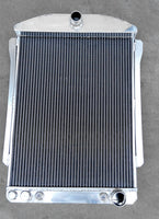 GPI 56MM Core Aluminum Radiator+Fan For 1940 1941 Chevy STREET ROD 3.5L L6 Polished AT / MT