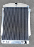 GPI 56MM Aluminum Radiator For 1940 1941 Chevy STREET ROD 3.5L L6 Polished AT / MT